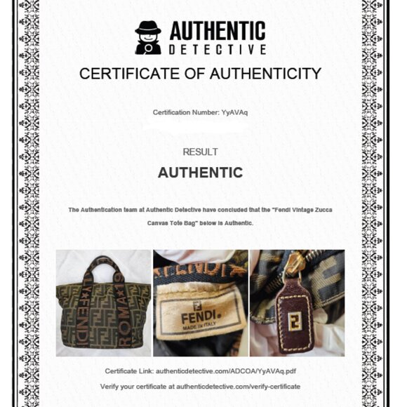 Authentic Fendi Roma FF Zucca Tote Bag - Picture 4 of 17